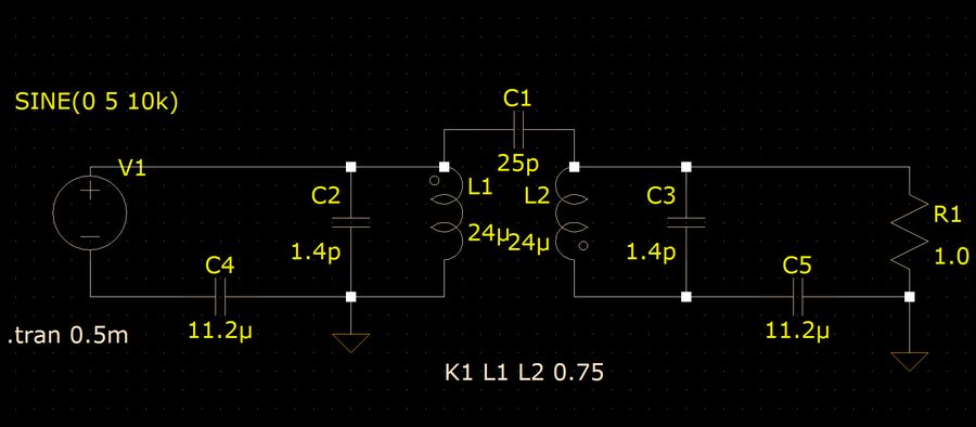 Wireless charger - Spice model