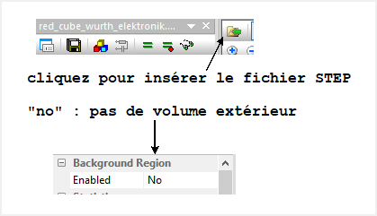 Instructions to import STEP file