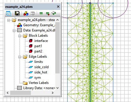 Example : contact surface