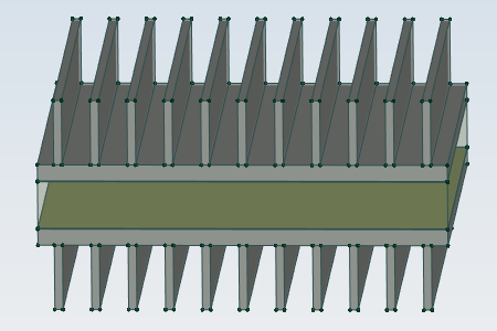 heatsink for fuel cell